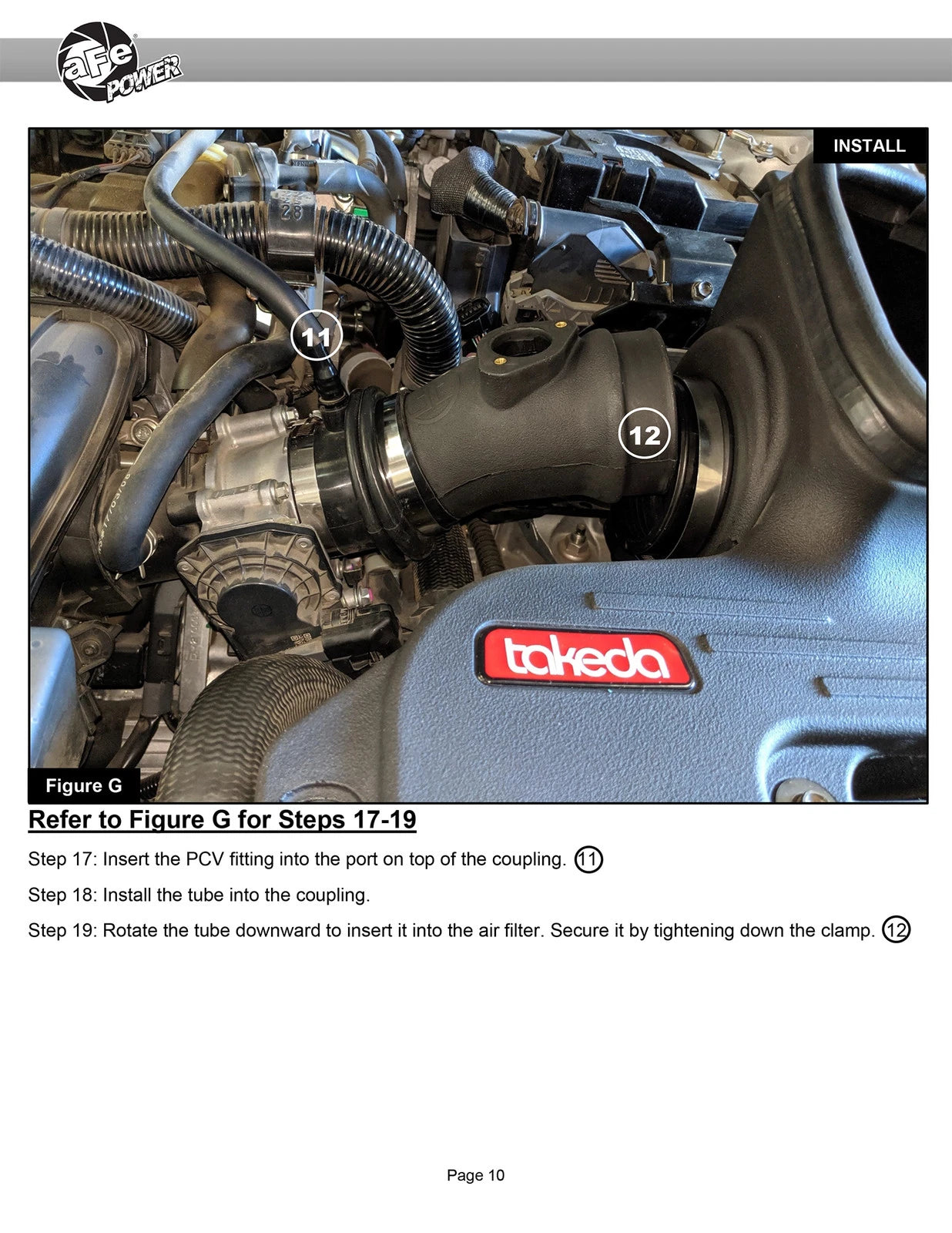 aFe Takeda Stage-2 Cold Air Intake System Pro 5R 14-18 Mazda 3 L4-2.0 - Black