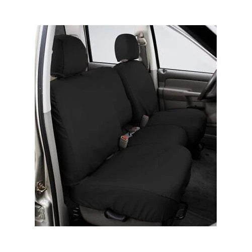 Covercraft 11-16 Ford F-250 Polycotton SeatSaver Custom Front Row Seat Covers - Charcoal