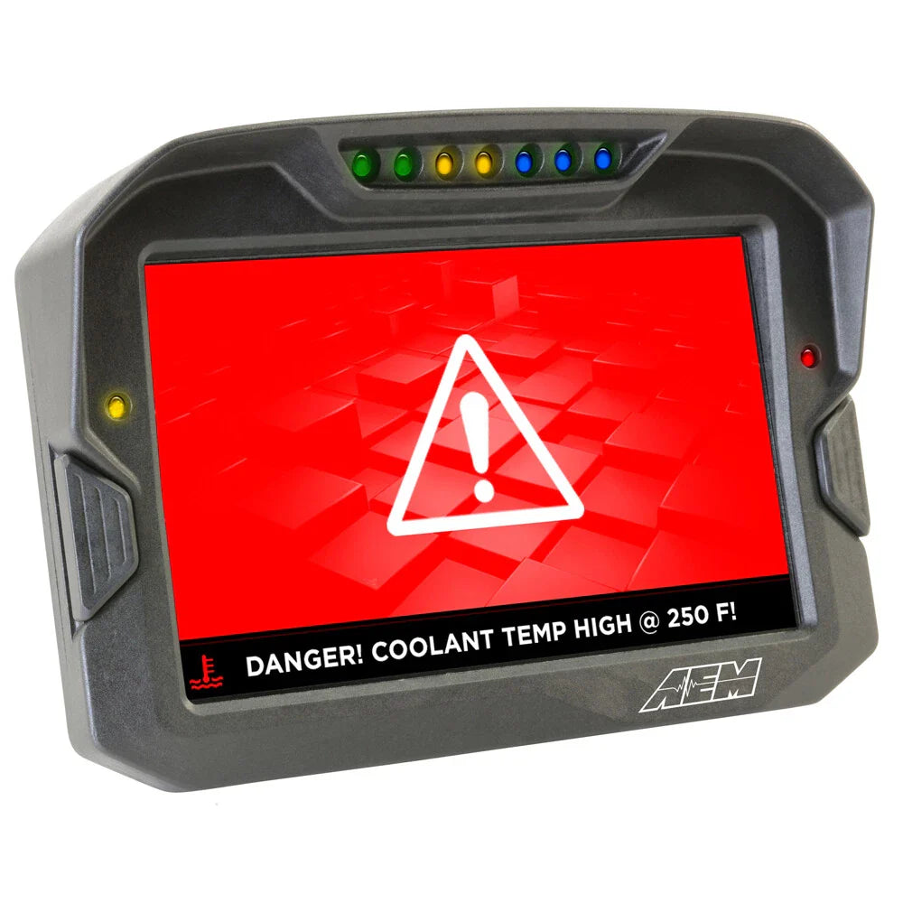 AEM CD-7 Logging GPS Enabled Race Dash Carbon Fiber Digital Display w/o VDM (CAN Input Only)