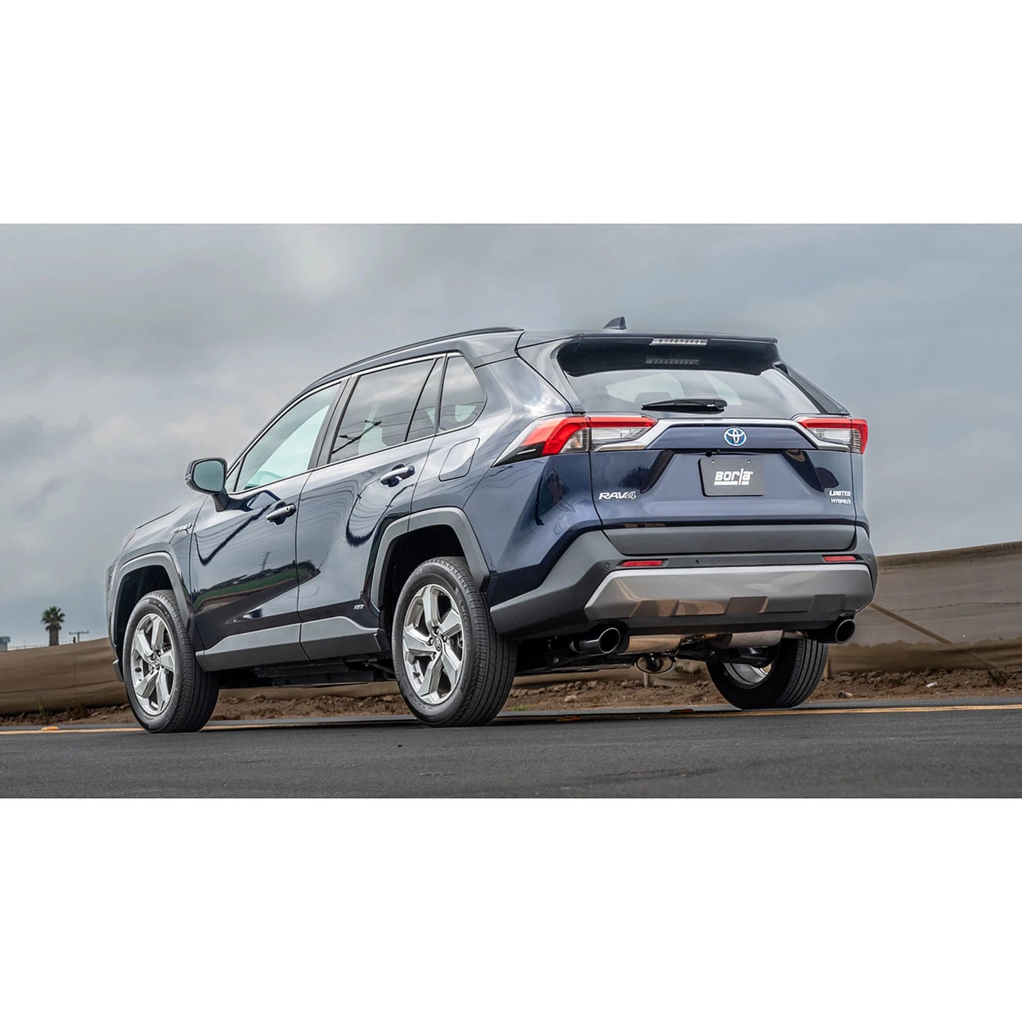 Borla 19-25 Toyota RAV4 Hybrid 2.25 S-Type Cat Back Exhaust - Black Chrome