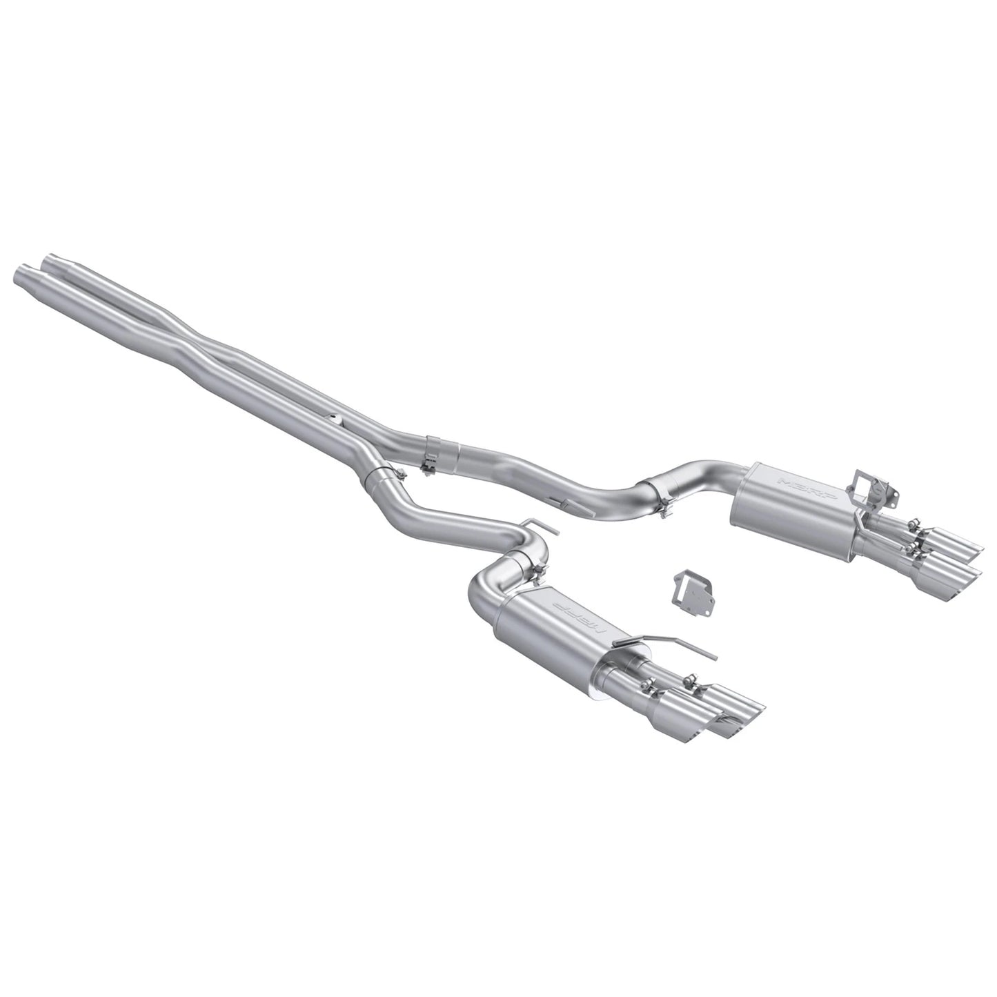 MBRP 2024+ Ford Mustang GT Armor Pro 3in Steet Profile Catback Exhaust - Stainless Steel Tips