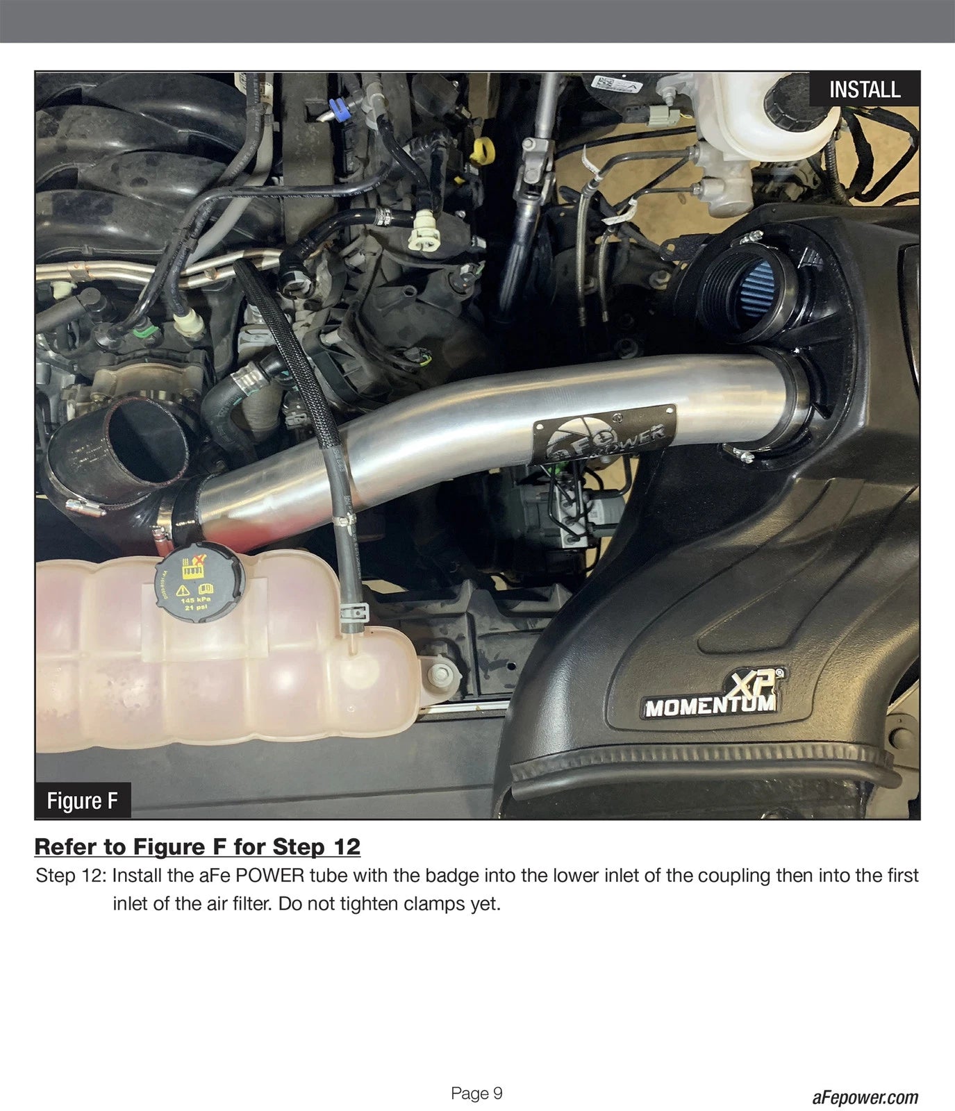aFe Momentum XP Cold Air Intake System w/ Pro 5R Media Blue 15-19 Ford F-150 V8-5.0L