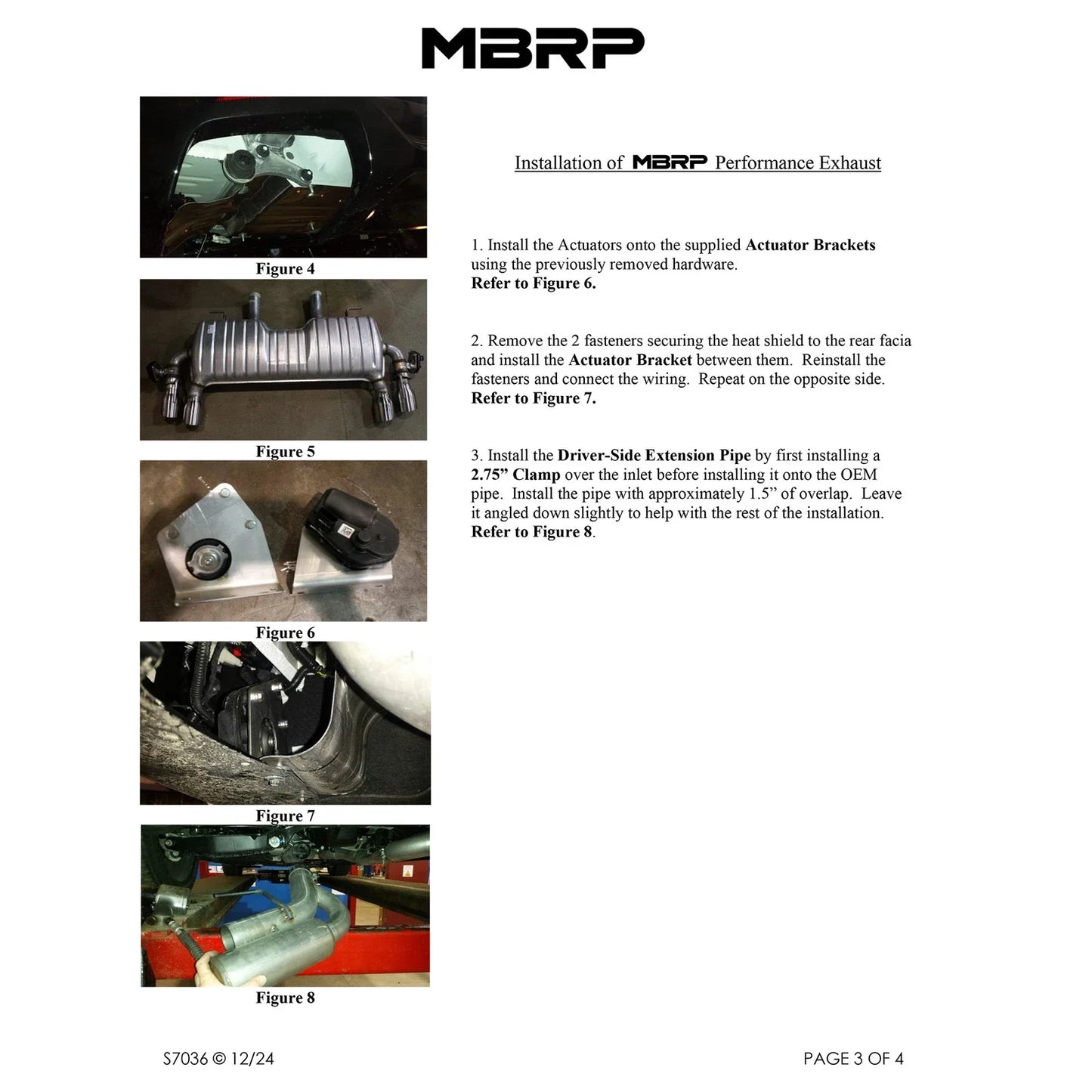 MBRP 2016-2024 Chevy Camaro 6.2L w/ NPP 3in Alum Race Dual Axle Back w/ 4in Quad Polished Tips