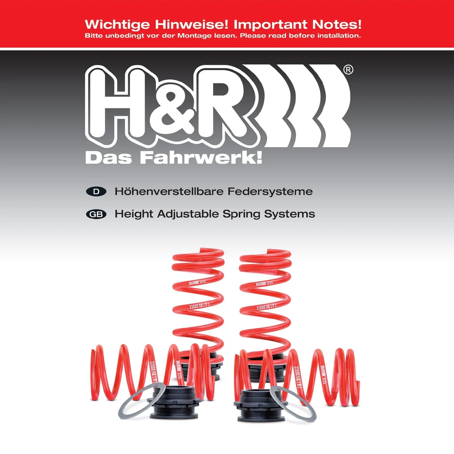 H&R 15-21 Mercedes-Benz C63 AMG Sedan W205 VTF Adjustable Lowering Springs (w/AMG Ride Control)
