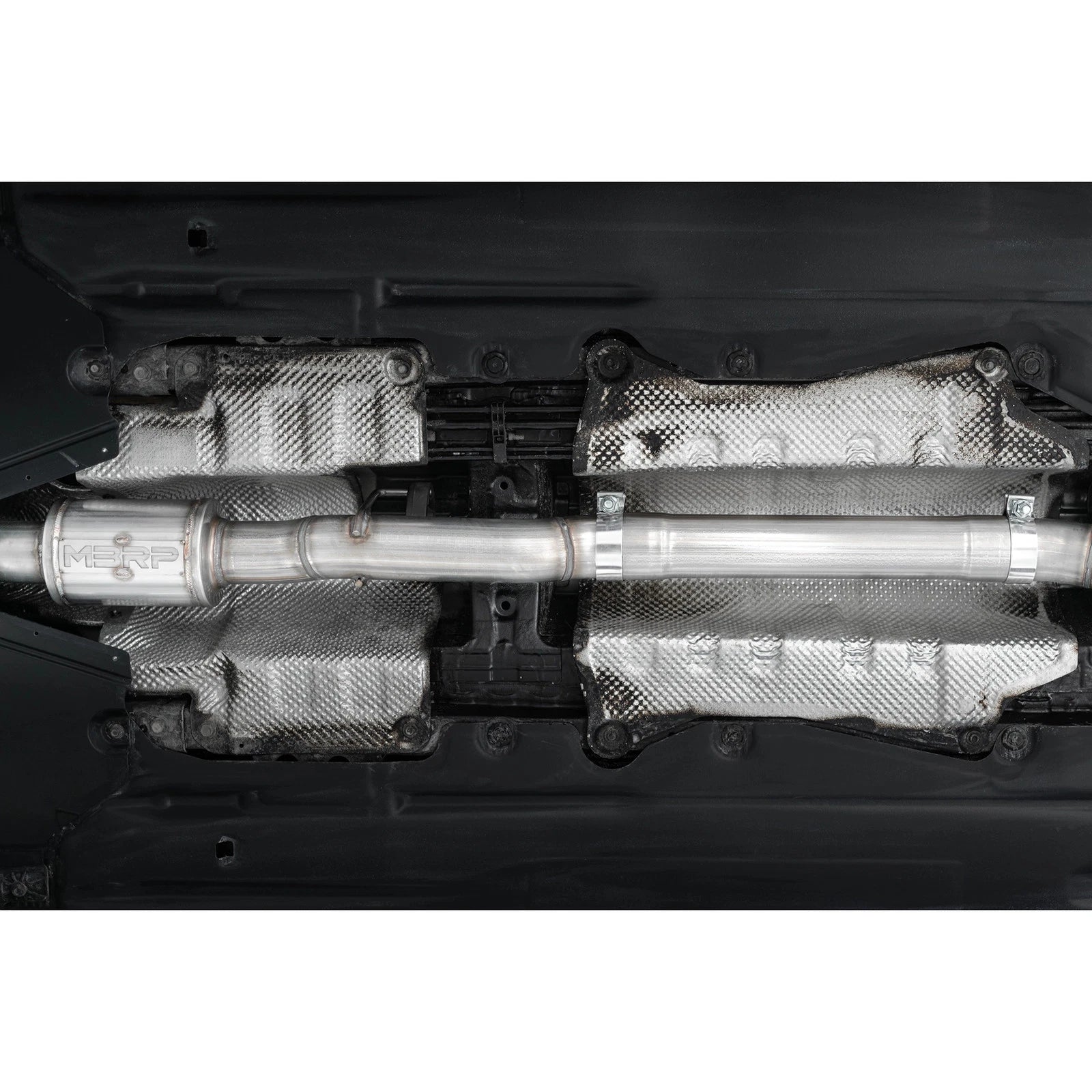MBRP 17-22 Honda Civic Type R 2.0L T304 SS 3in Cat-Back w/Triple Center Outlet- Carbon Fiber Tips