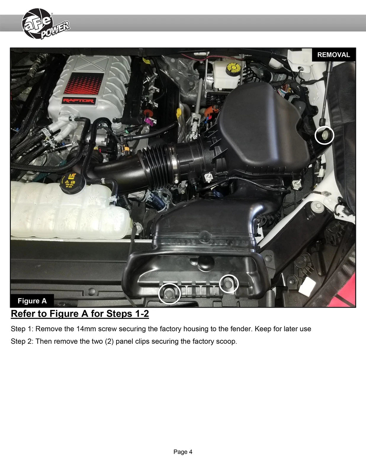 aFe 23-24 Ford F150 Raptor R Supercharged Red Carbon Track Series Air Intake w/ P5R Filter (MOQ 24)