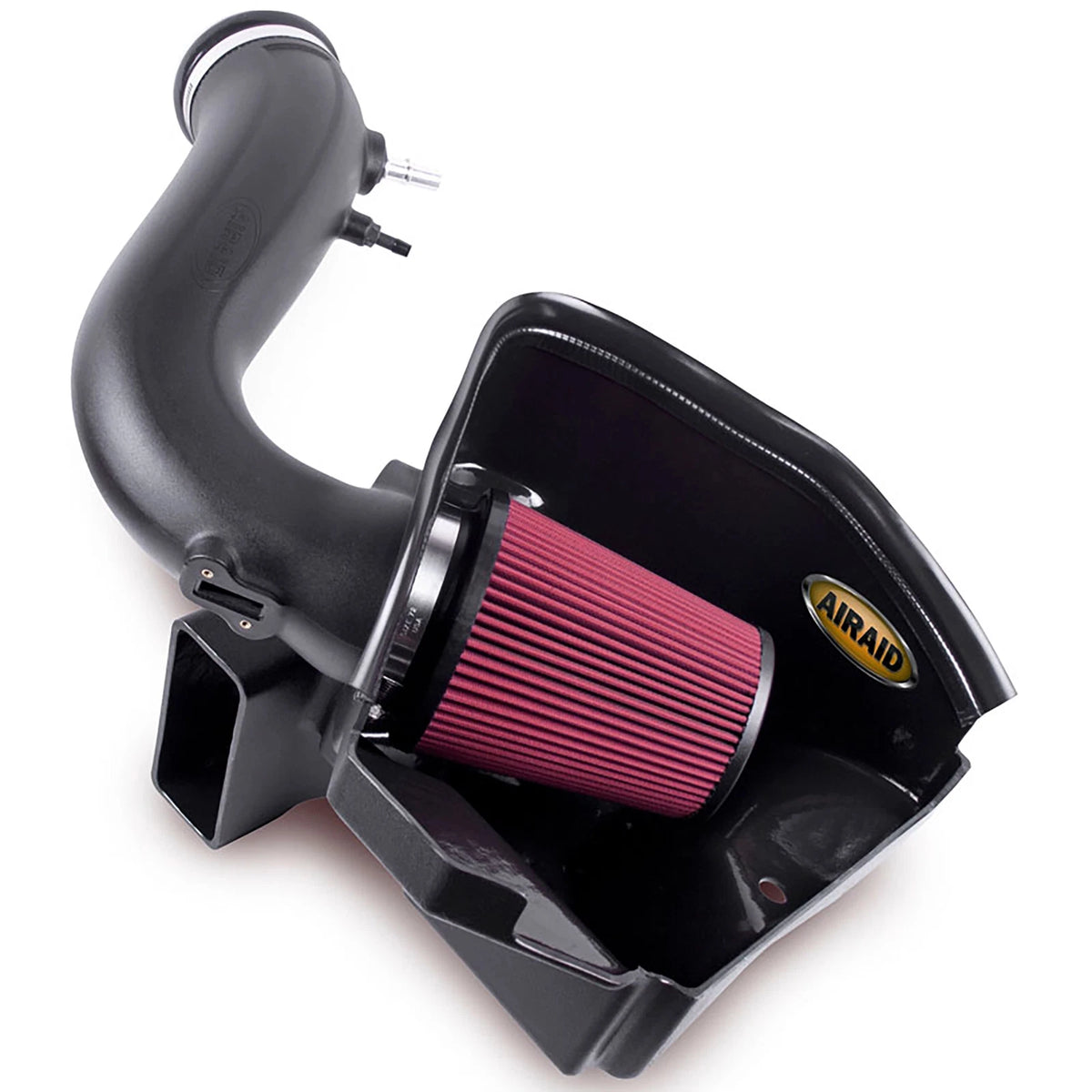 Airaid 11-14 Ford Mustang 3.7L V6 MXP Intake System w/ Tube (Dry / Red Media)