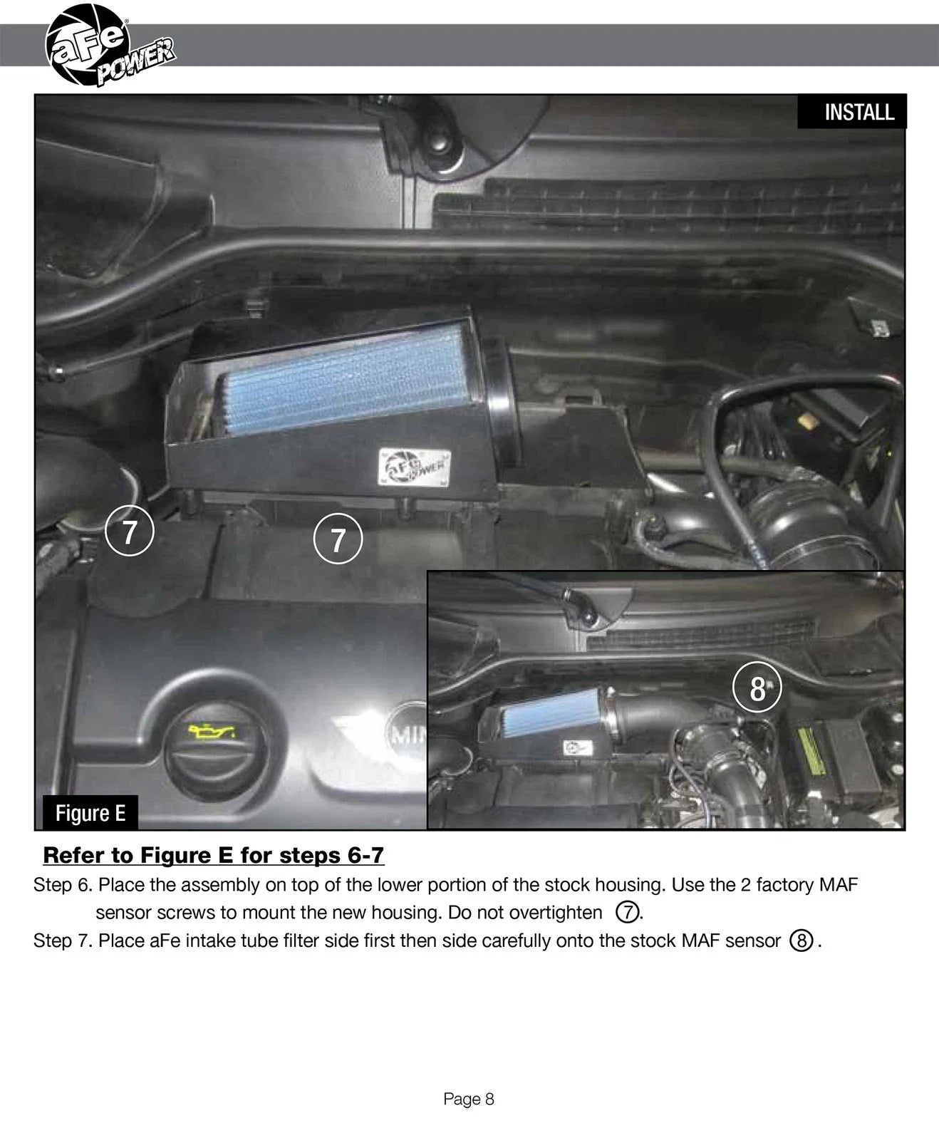 aFe MagnumFORCE Intakes Stage-2 Pro Dry S 10-15 Mini Cooper Countryman S 1.6L (T)