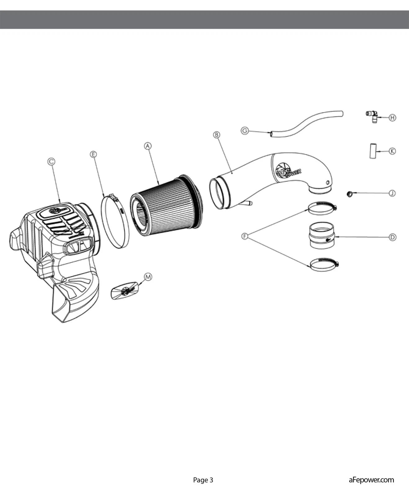 aFe Momentum GT PRO 5R Stage-2 Si Intake System Dodge Ram Trucks 09-14 V8 5.7L HEMI
