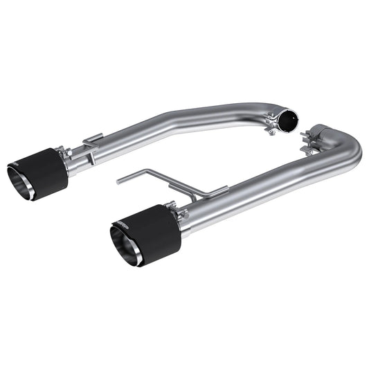 MBRP 15-23 Ford Mustang 2.3L EcoBoost T304 2.5in Axle Back w/ Dual CF SS Tips - T304 (Race Version)