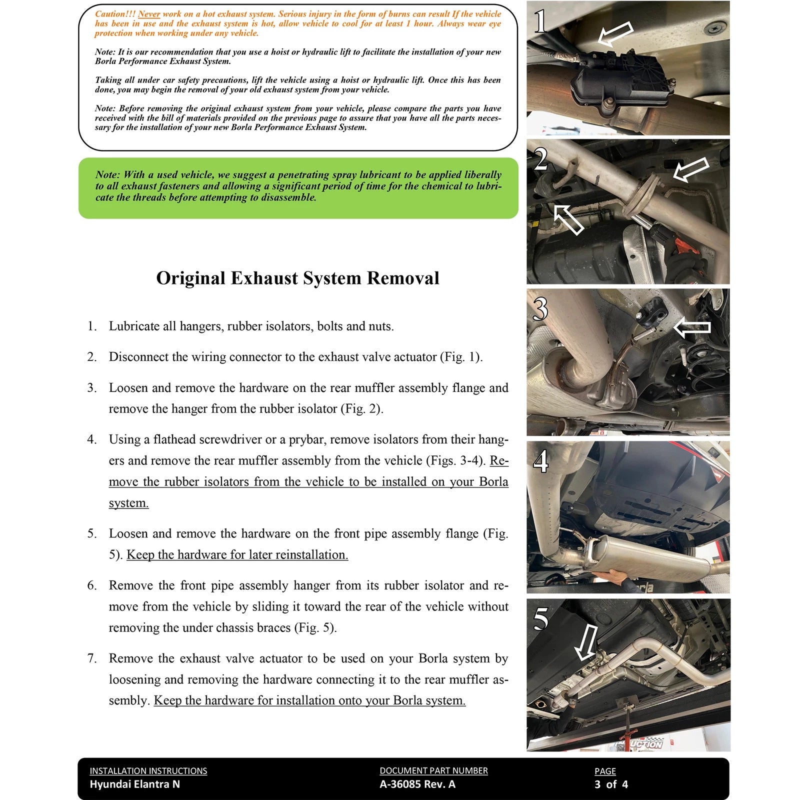 Borla 22-23 Hyundai Elantra N 2.0L 4 CYL. Turbo AT/MT ATAK Catback Exhaust Bright Chrome