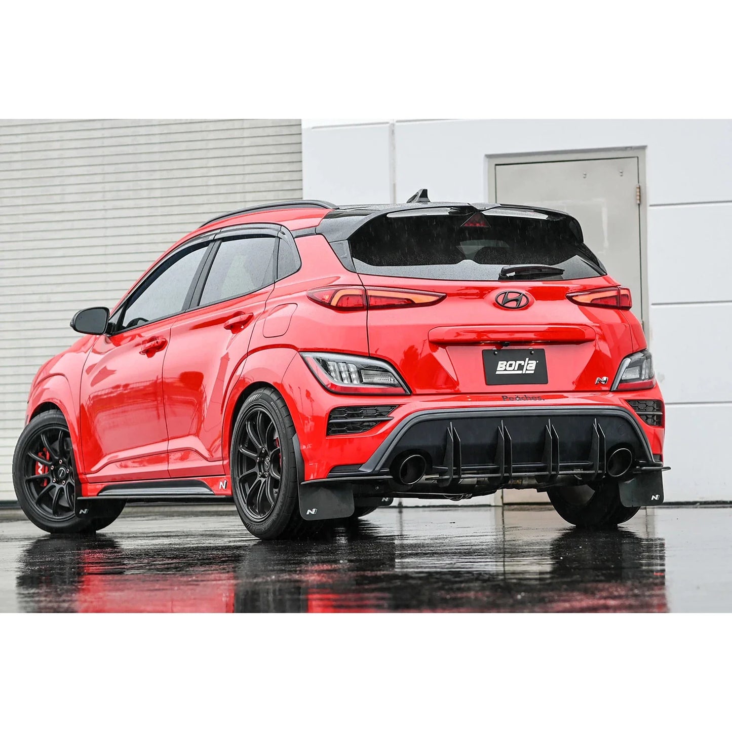 Borla 22-23 Hyundai Kona N 2.0L 4 CYL. Turbo AT/MT ATAK Catback Exhaust Black Chrome