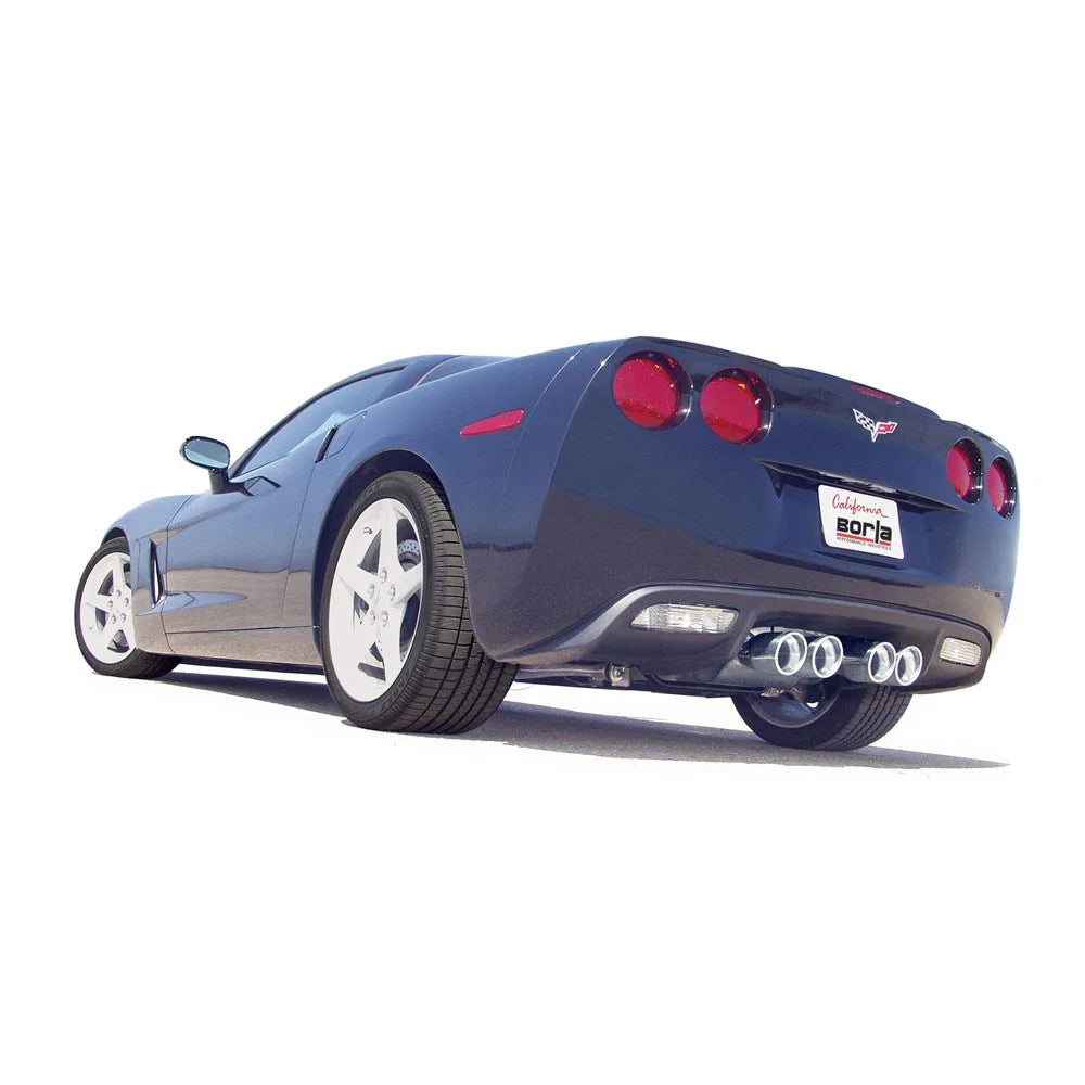 Borla 05-08 Chevrolet Corvette Coupe/Convertible 2dr 6.2L 8cyl AT/MT 6spd ATAK SS Catback Exhaust