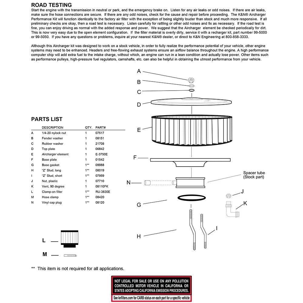 K&N 88-95 Chevy/GMC AirCharger Performance Intake