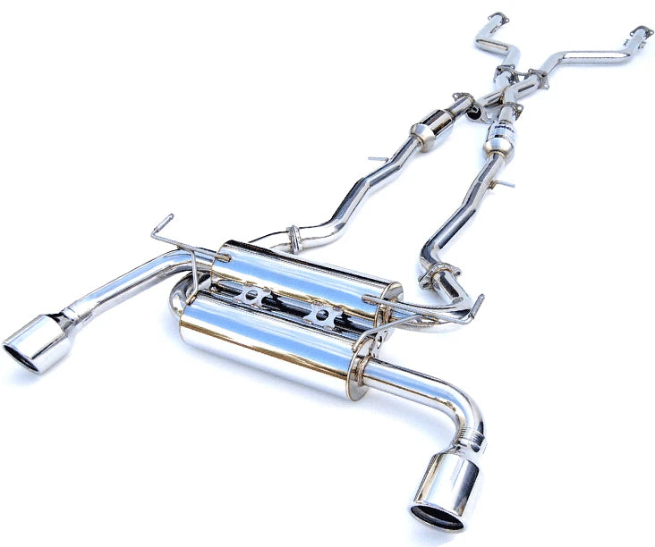 Invidia 14+ Infiniti Q50 Gemini w/ Rolled Stainless Steel Tips Cat-Back Exhaust