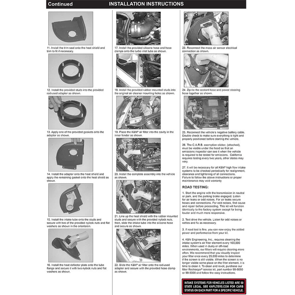 K&N 05-08 LGT Black 69 Series Typhoon Short Ram Intake
