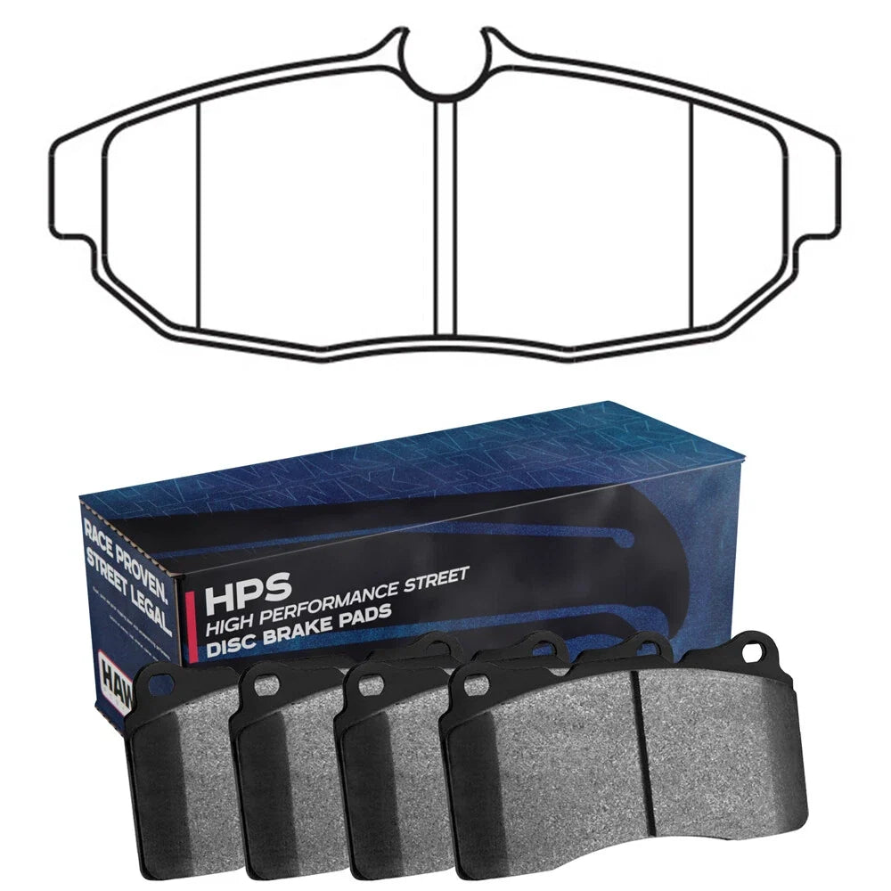 Hawk 05-07 Ford Mustang GT & V6 HPS Street Rear Brake Pads