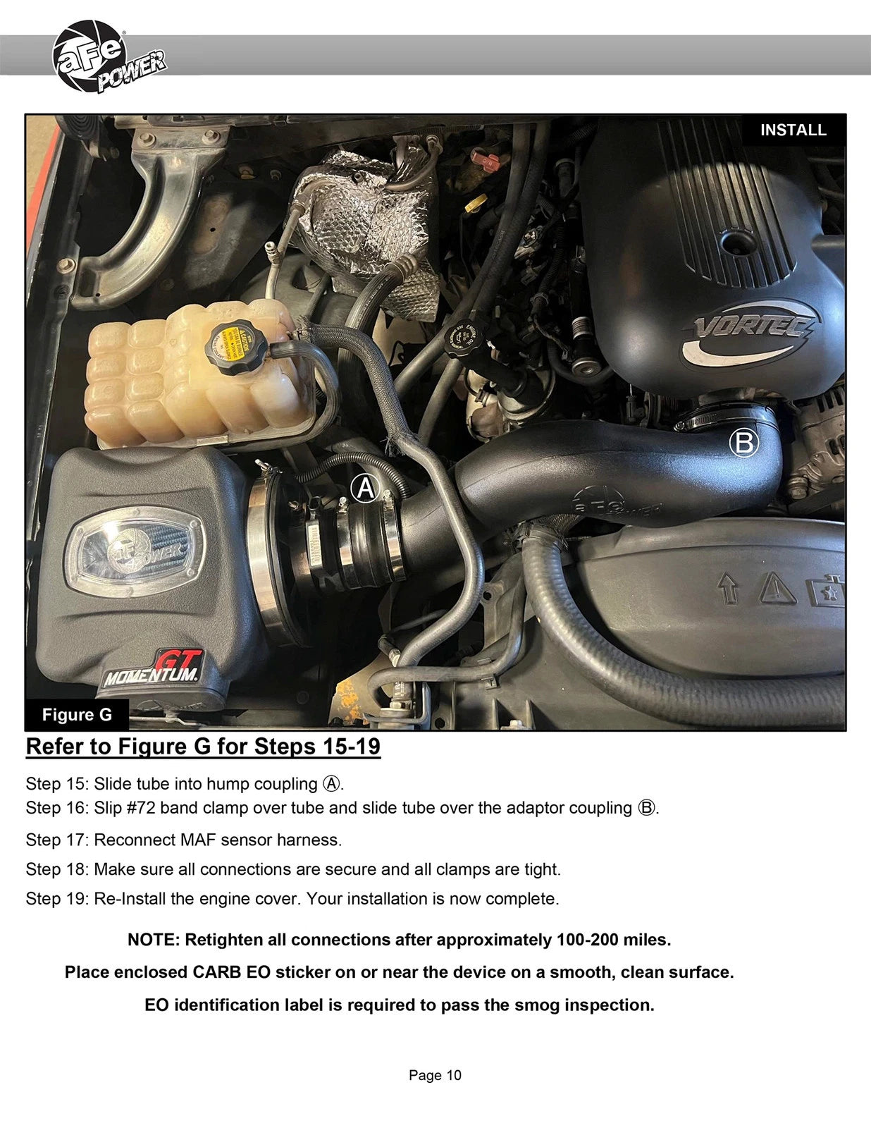 aFe Momentum GT PRO 5R Stage-2 Si Intake System, GM Trucks/SUVs 99-07 V8 (GMT800)