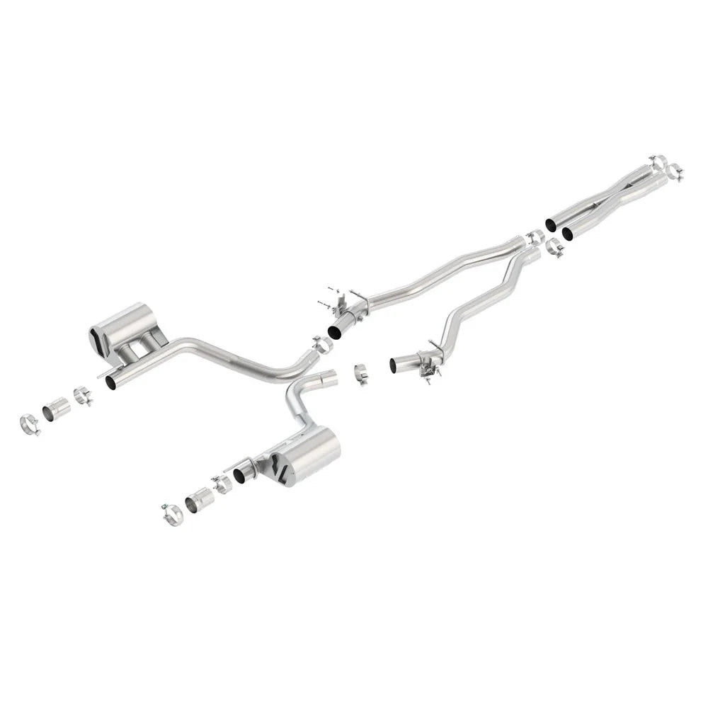 Borla 2015 Dodge Challenger SRT/392 Hemi 6.4L V8 ATAK Catback Exhaust w/ Valves Factory Bezel