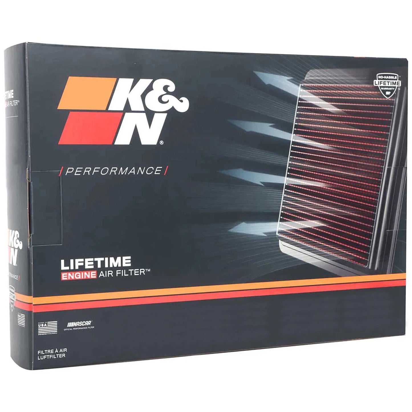K&N 16-19 BMW 750i L6-4.4L F/I Replacement Drop In Air Filter