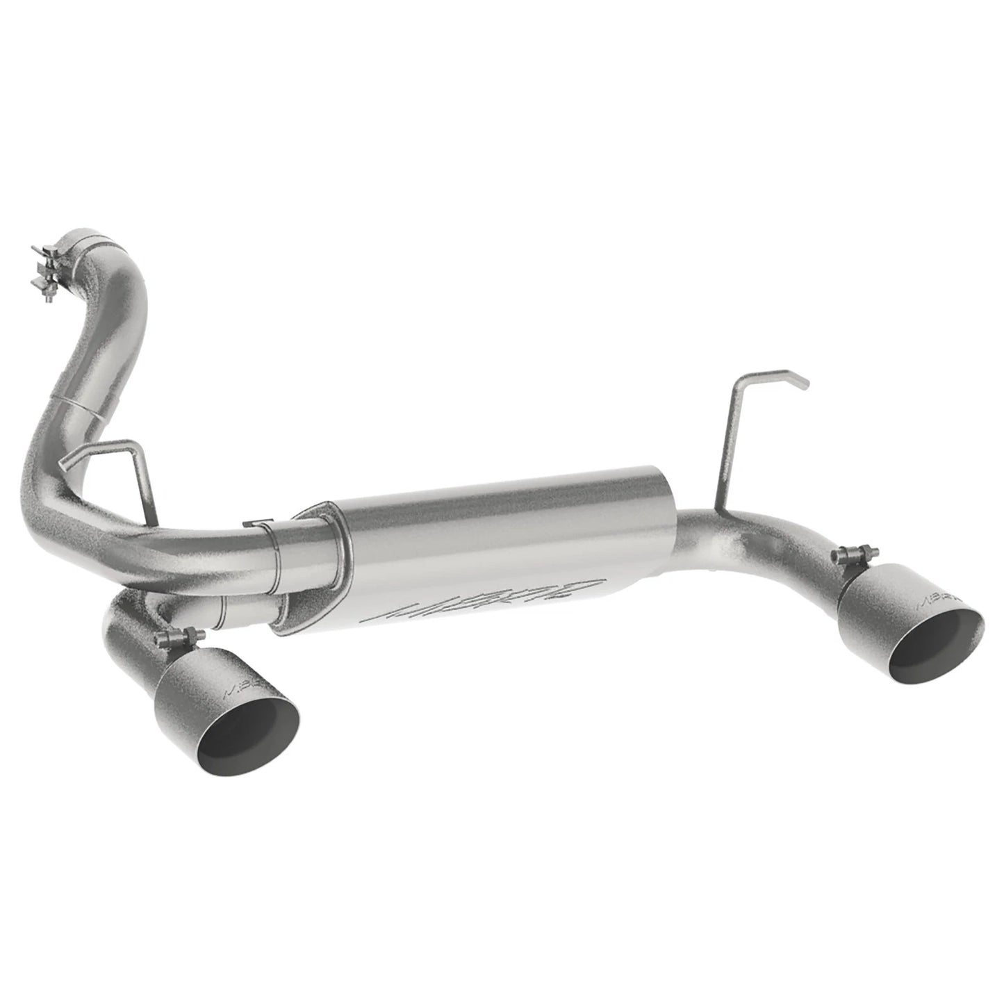 MBRP 2018+ Jeep Wrangler (JL) 3.6L V6 Dual Rear Exit Axle Back AL Exhaust System
