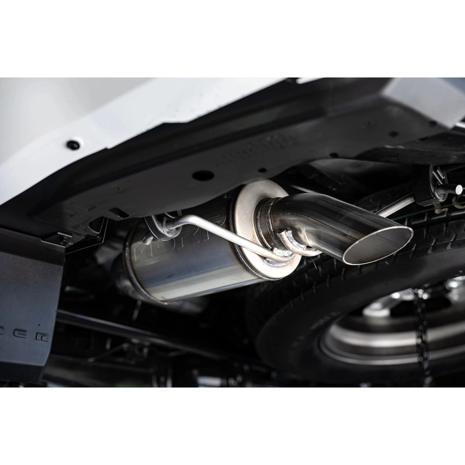 MBRP 24-26 Toyota Land Cruiser 2.4L 3in Cat-Back Single Rear High-Clearance Turn Down - T304