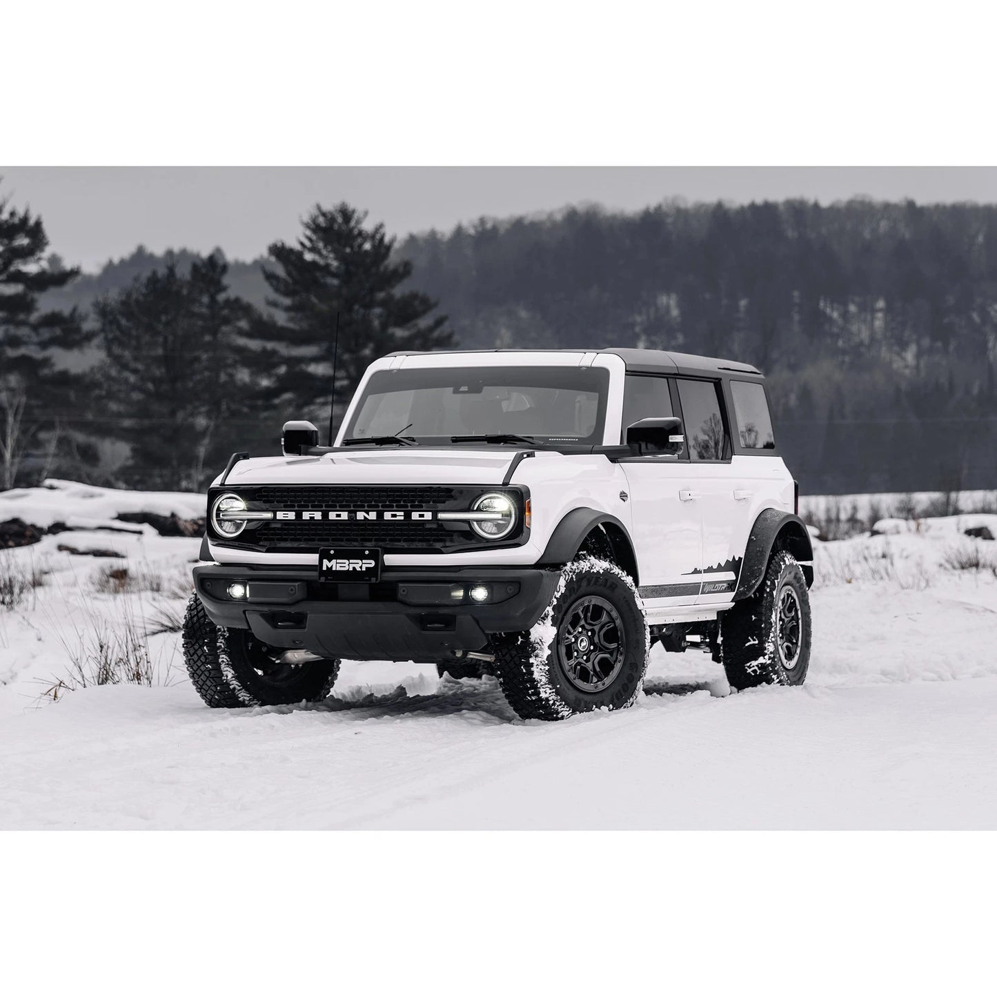 MBRP 21-22 Ford Bronco 2.3/2.7L EcoBoost 2/4-Dr 3in Catback Dual Split Rear Exit Aluminized Steel