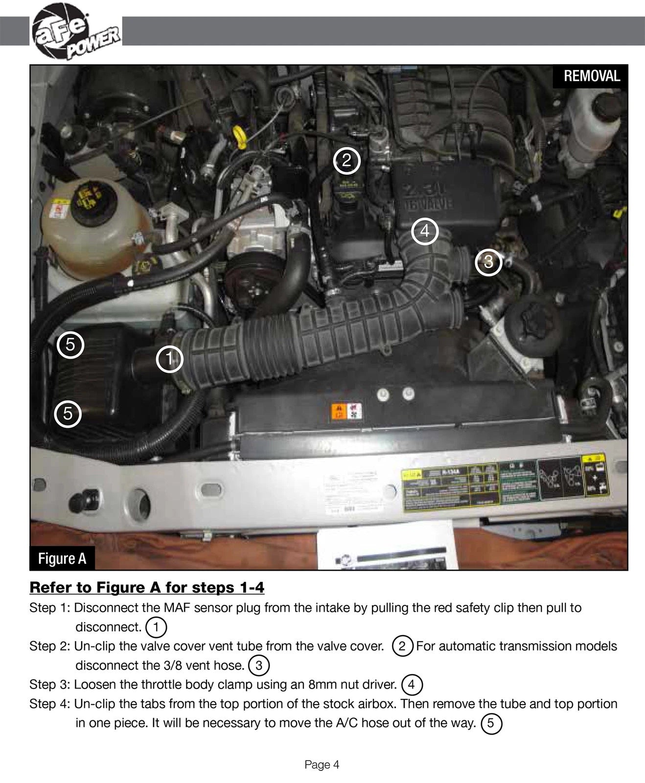 aFe FULL METAL Power Intake Stage-2 Pro DRY S 04-11 Ford Ranger L4 2.3L