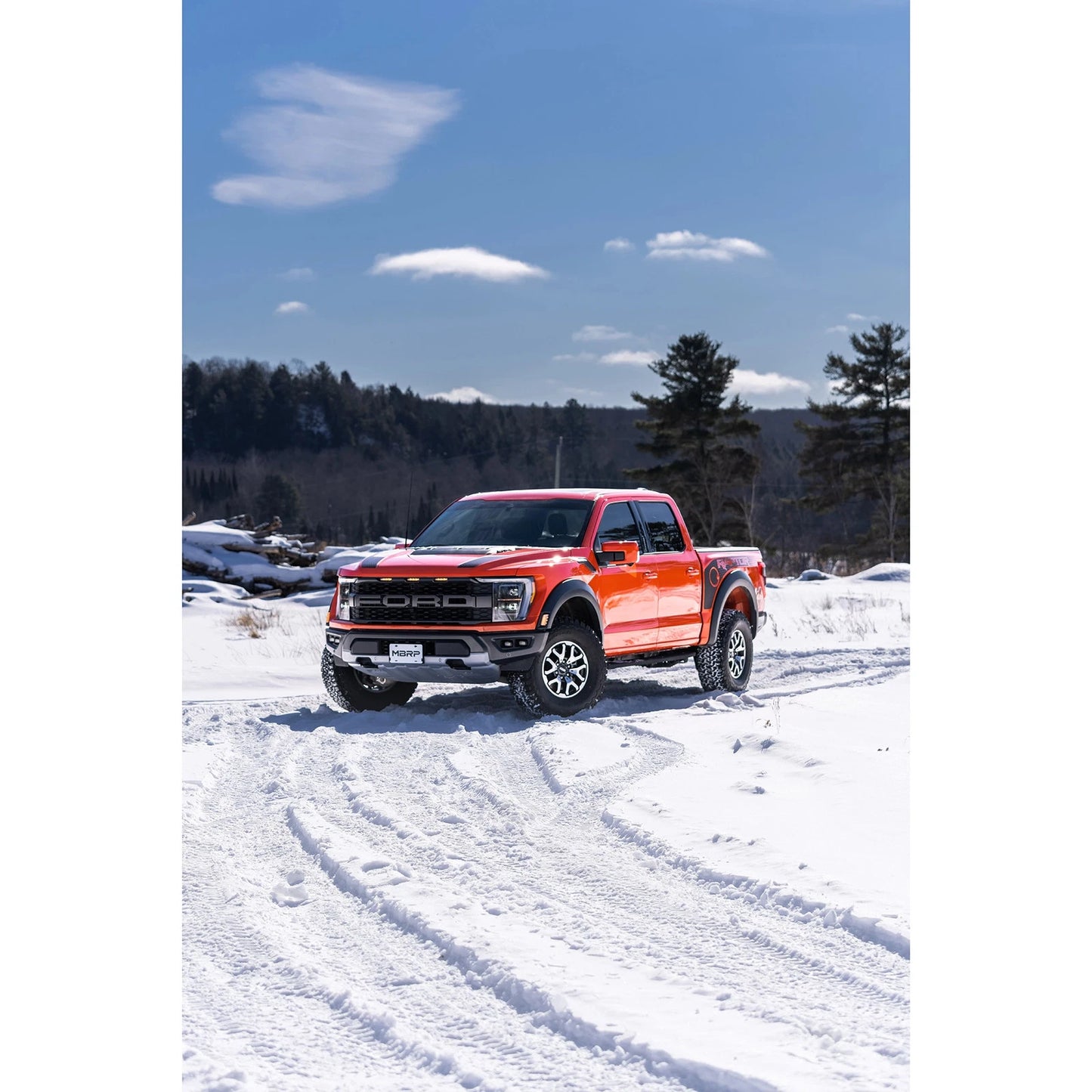 MBRP 2021+ Ford F-150 Raptor Axle-Back Dual Rear Exit T304 Performance Exhaust Sys