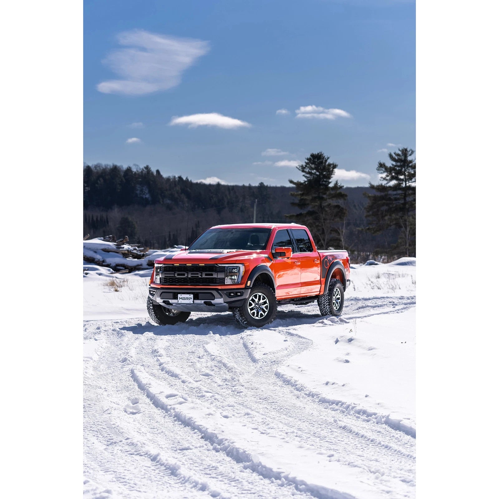 MBRP 2021+ Ford F-150 Raptor Axle-Back Dual Rear Exit T304 Performance Exhaust Sys