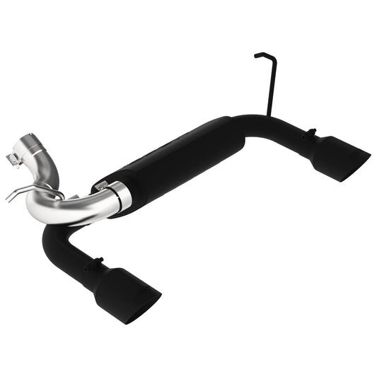 MBRP 07-14 Jeep Wrangler/Rubicon 3.6L/3.8L V6 Axle-Back Dual Rear Exit Black Performance Exhaust Sys