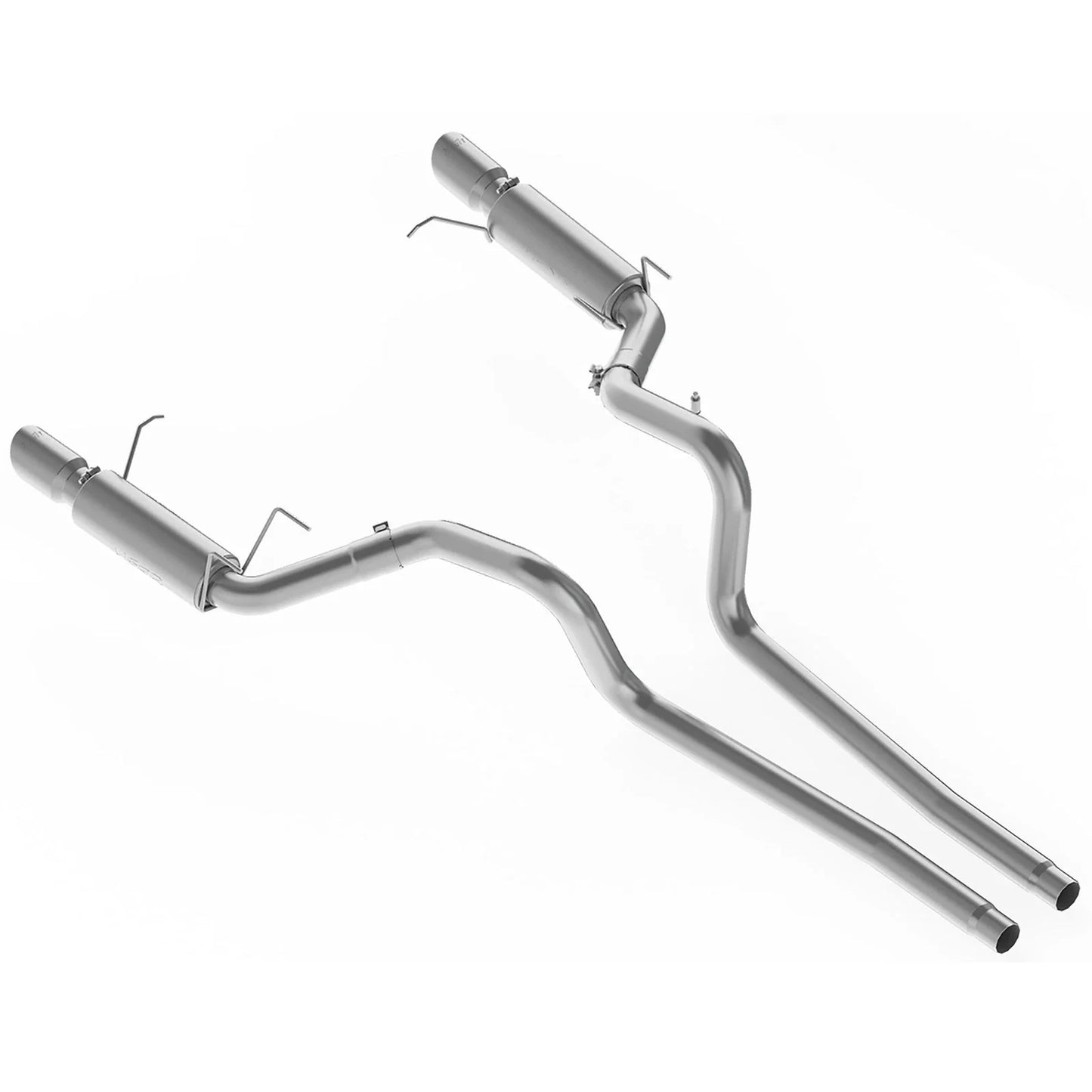 MBRP 11-14 Ford Mustang GT 5.0L Dual Split Rear Race Version AL 3in Cat Back Exhaust System