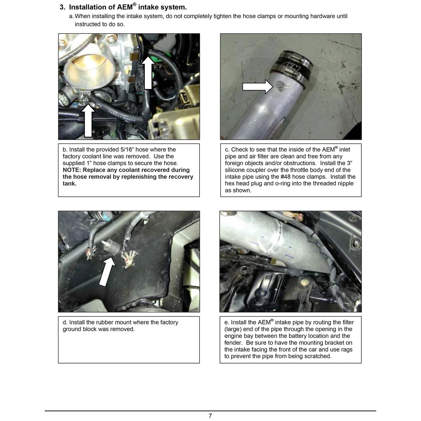 AEM 03-05 Honda Accord V6 Silver V2 Intake