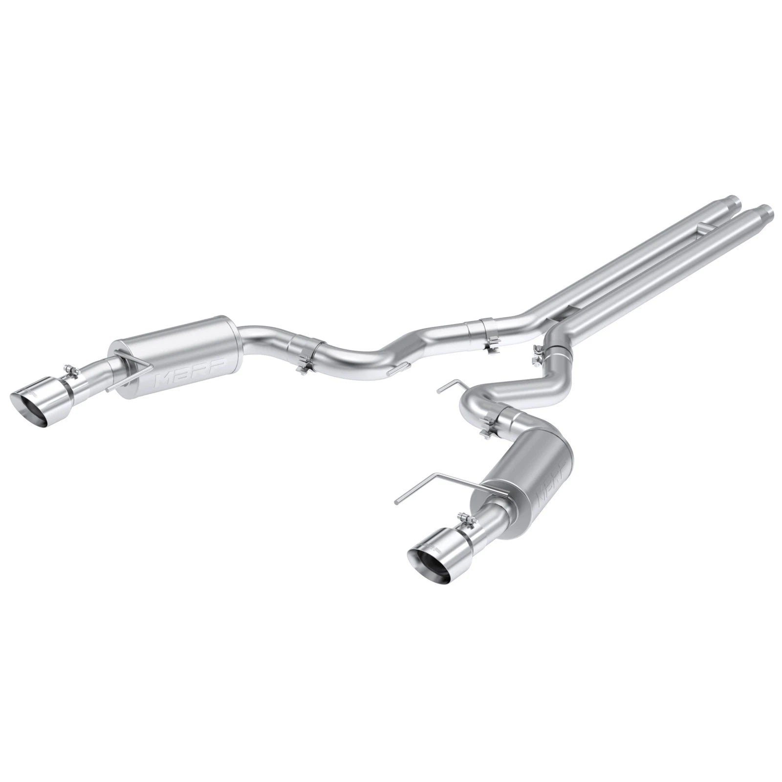MBRP 2024 Ford Mustang GT S650, 5.0 Aluminized Steel 3in Cat-Back Dual Split Rear (Street)