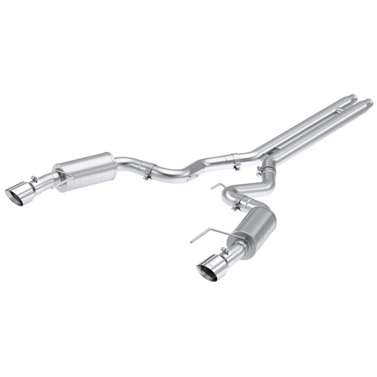 MBRP 2024 Ford Mustang GT S650, 5.0 Aluminized Steel 3in Cat-Back Dual Split Rear (Street)