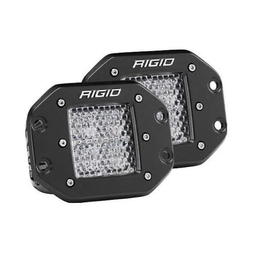 Rigid Industries Dually - Flush Mount - 60 Deg. Lens - Set of 2