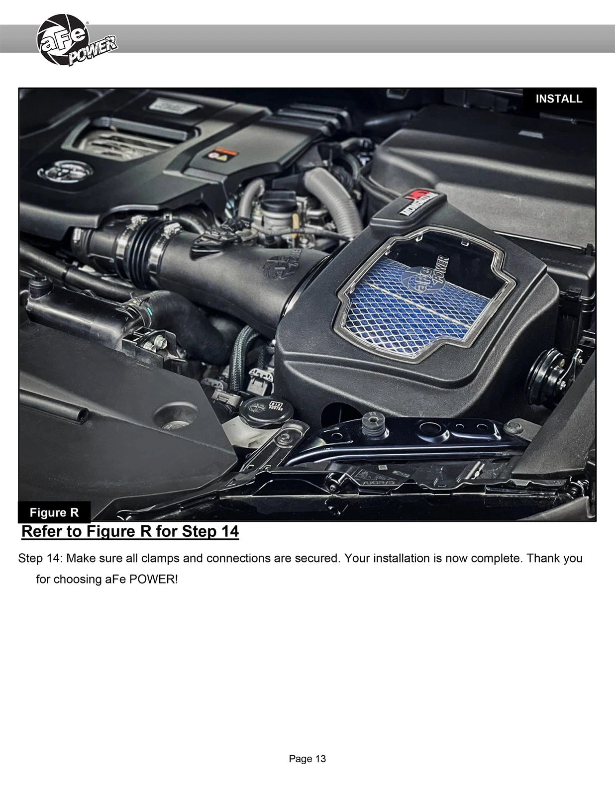 aFe Momentum HD Cold Air Intake System w/ Pro 10R Filter 2022 Toyota Land Cruiser V6-3.3L (td)