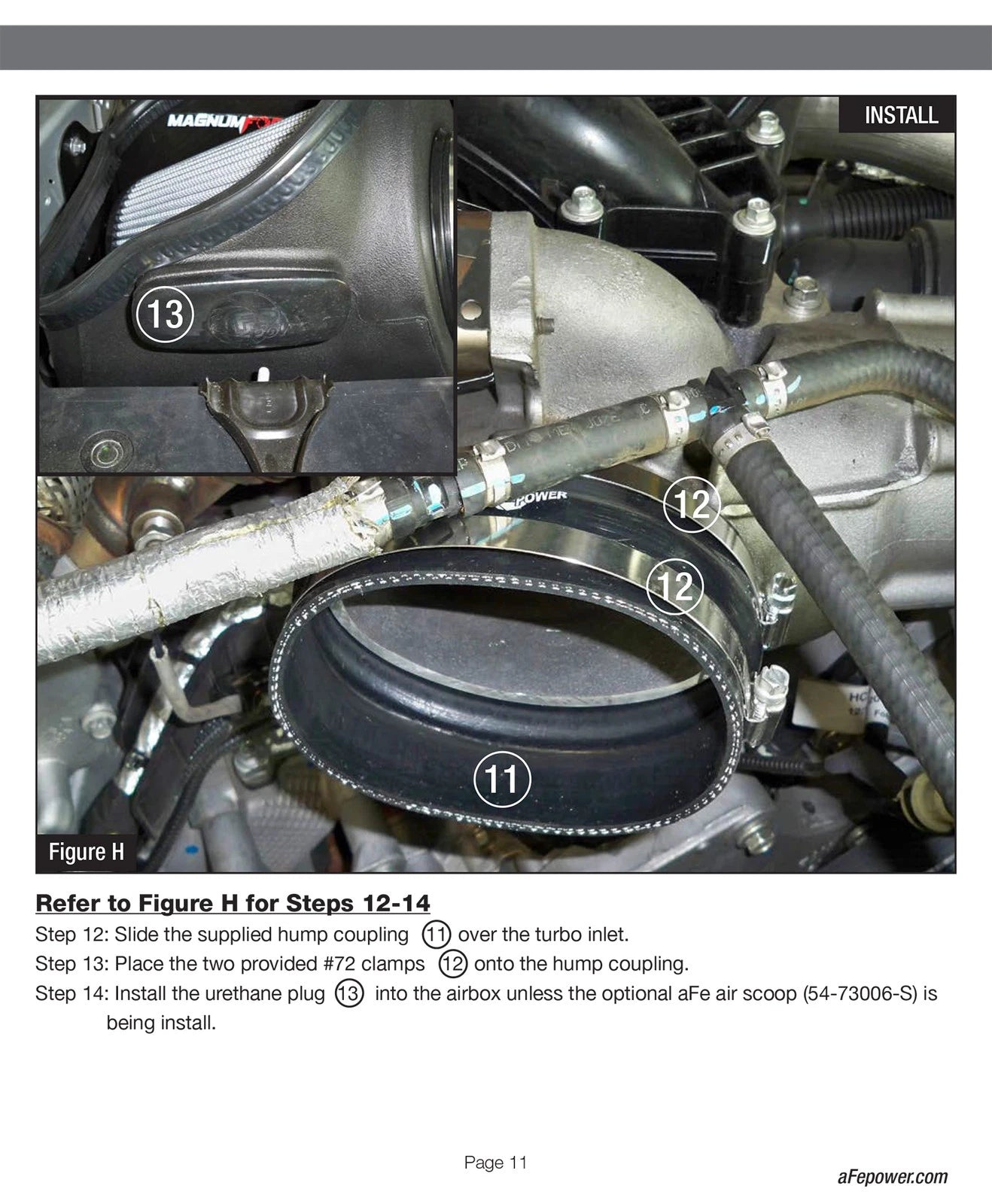aFe Magnum FORCE Stage-2 Pro DRY S Cold Air Intake System 17-18 Ford Diesel Trucks V8-6.7L (td)