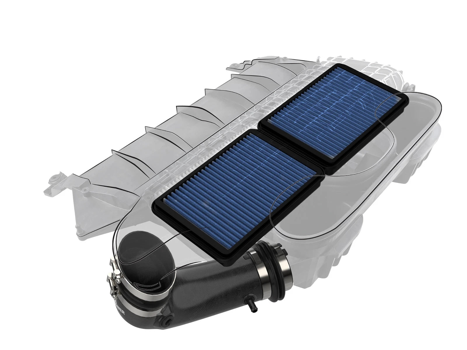 aFe Super Stock Carbon Fiber Pro 5R Induction System 2021 RAM 1500 TRX V8-6.2L SC