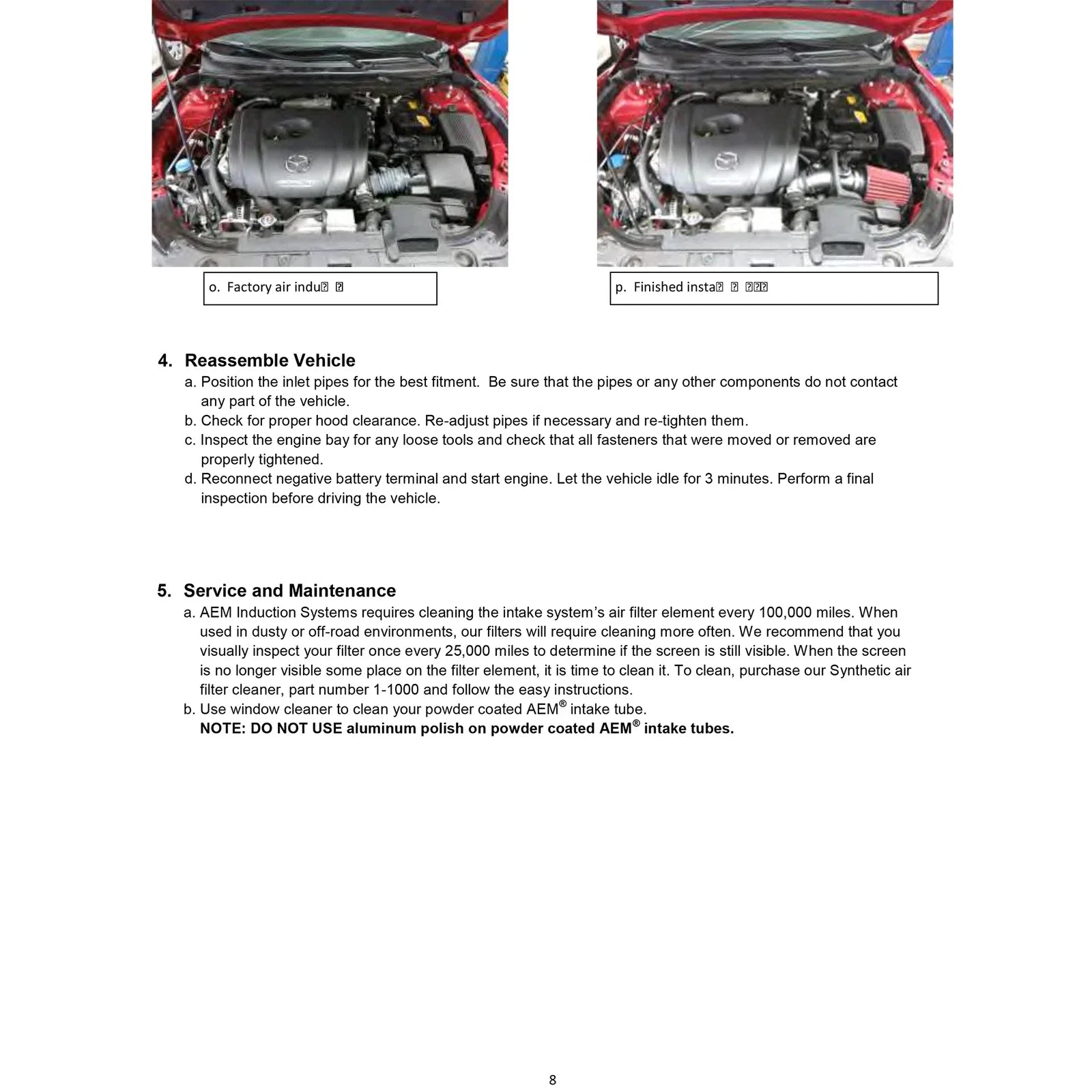 AEM 14-16 Mazda 6 2.5L - Cold Air Intake System