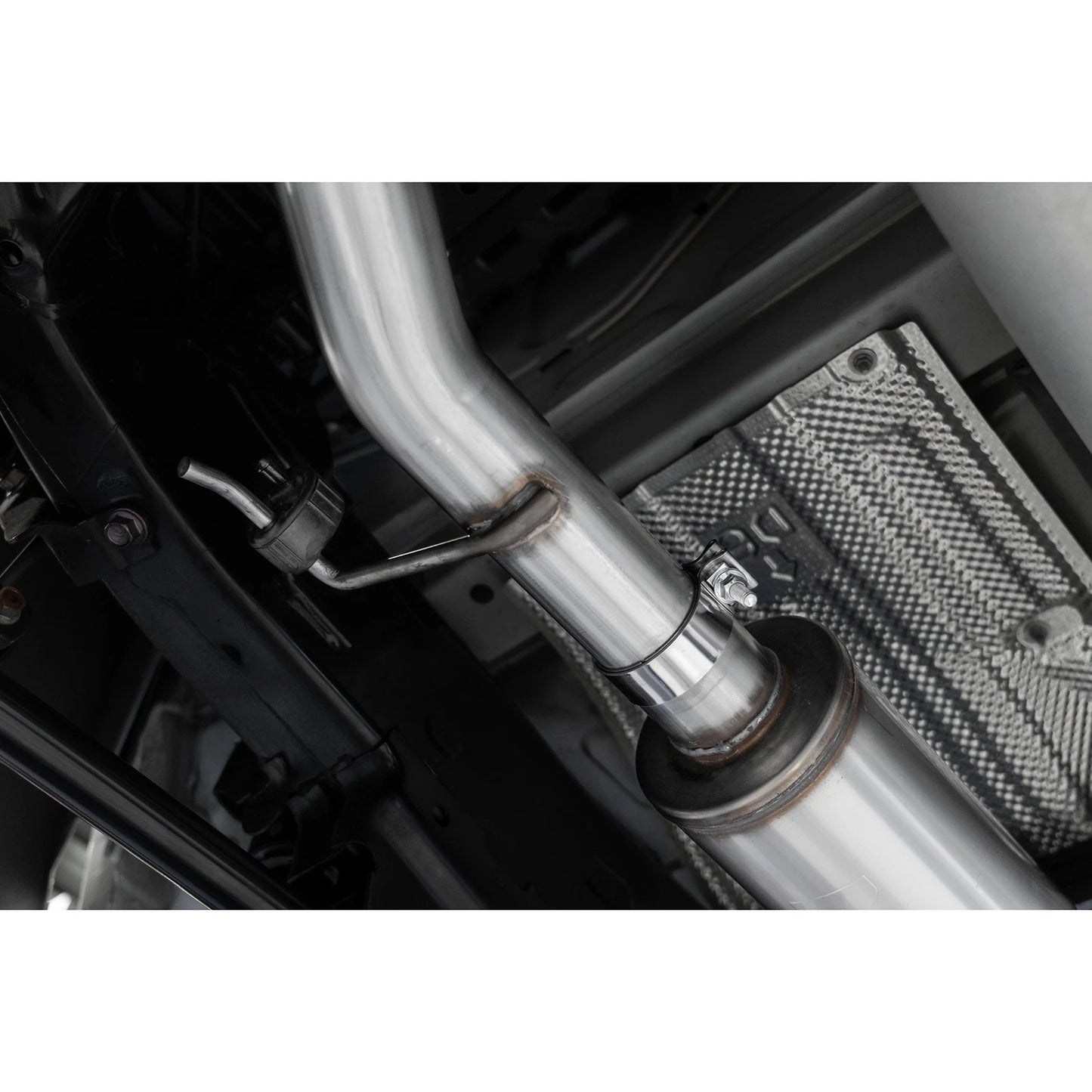MBRP 2022 Toyota Tundra 3.5L Dual Cat-back 4in Single Side Exit Rolled Tip - Aluminized Steel
