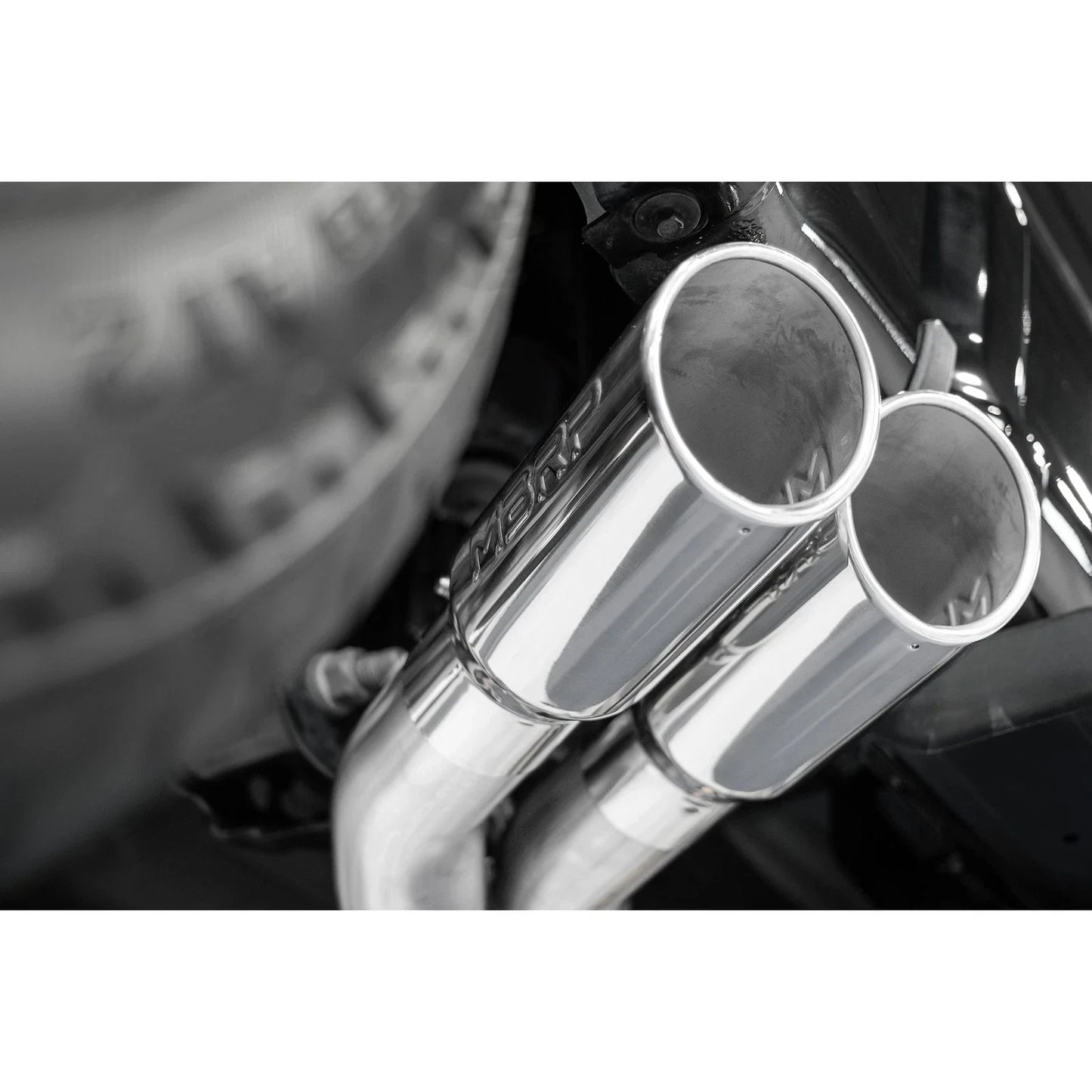 MBRP 15-20 Ford F150 T409 Pre-Axle 4in OD Tips Dual Outlet 3in Cat Back Exhaust