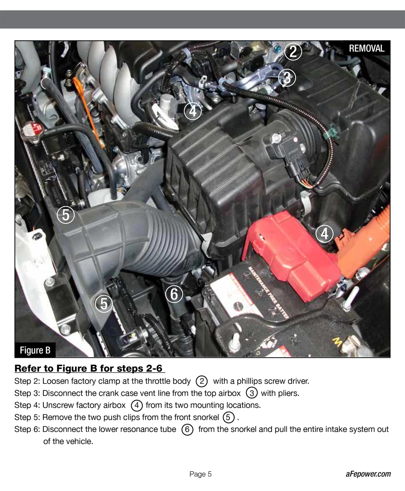 aFe Takeda Intake System 11-12 Honda CR-Z L4 1.5L Stage 2 Pro Dry S Wrinkle Black