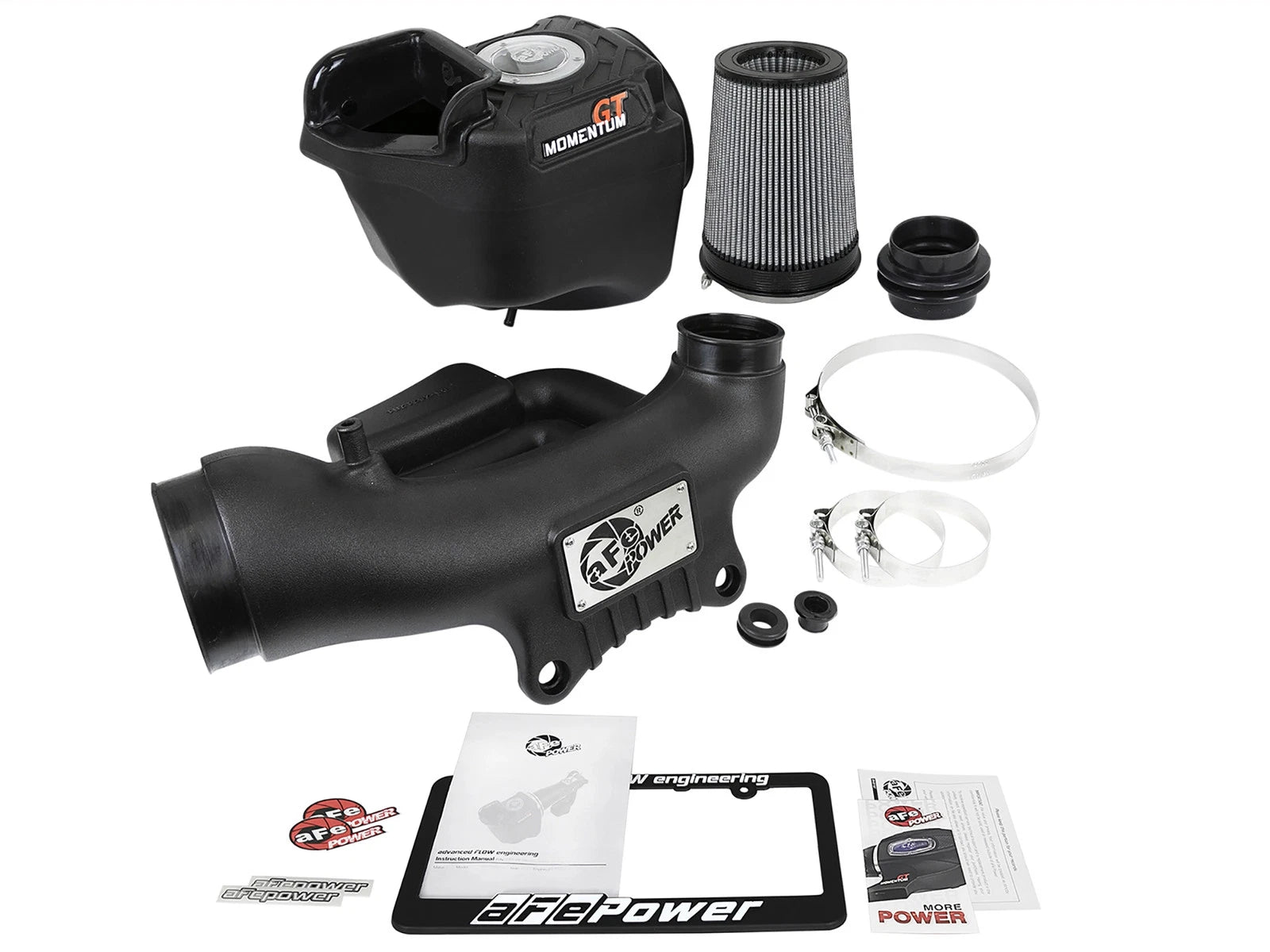 aFe Momentum GT Pro DRY S Cold Air Intake System 12-18 Jeep Wrangler JK V6 3.6L