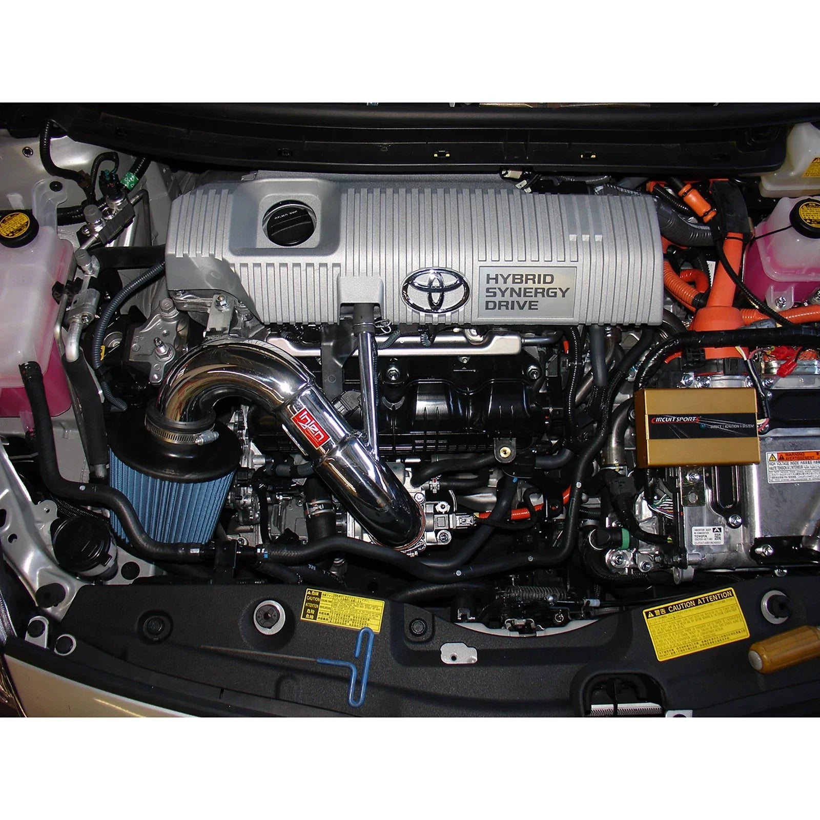 Injen 10-13 Toyota Prius 1.8L 4cyl / 11-13 Lexus CT 200H Hybrid Blk C/A Intake w/ MR Tech/Air Fusion