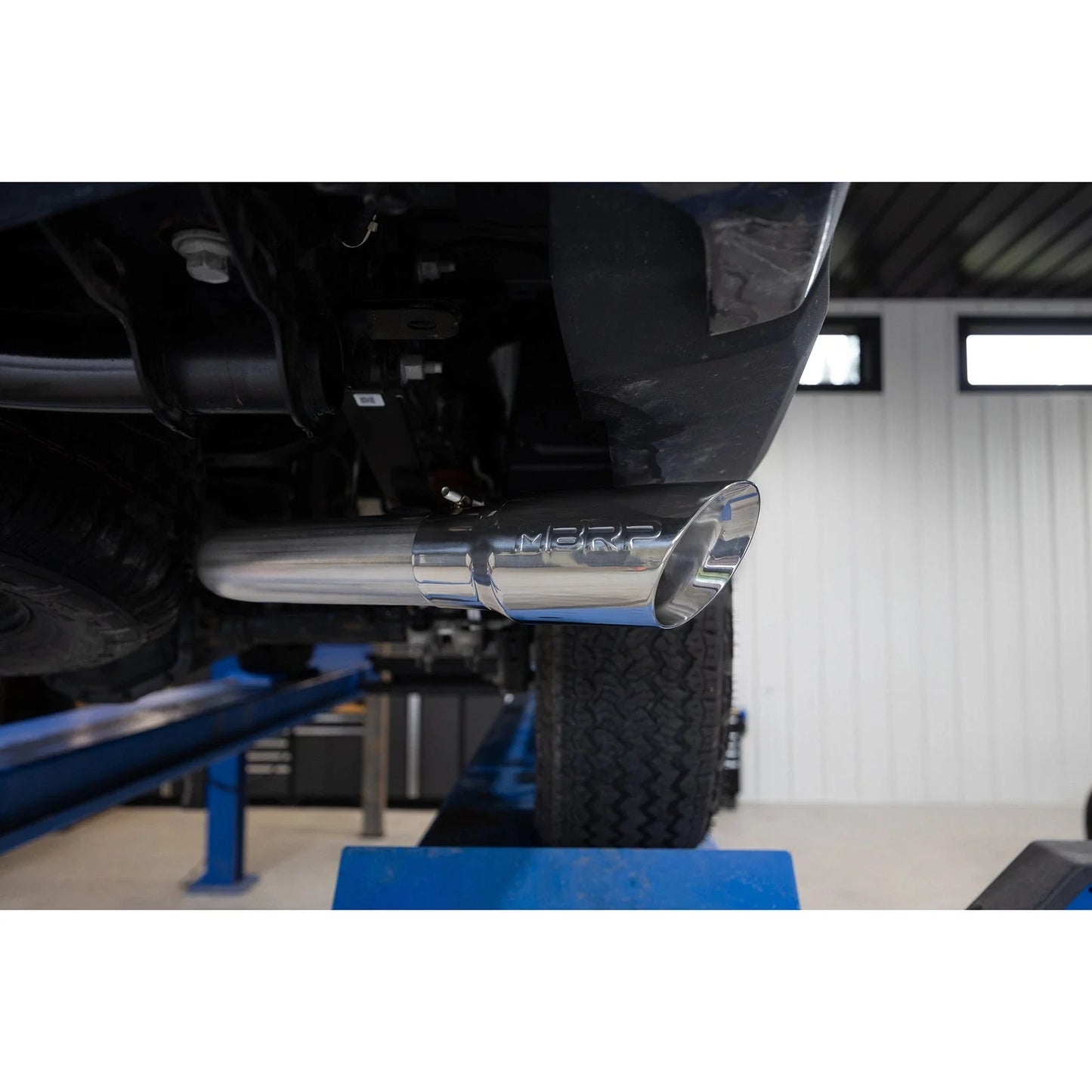 MBRP 2024 Ford Ranger T304 SS Single Side Outlet 3in Cat Back Exhaust