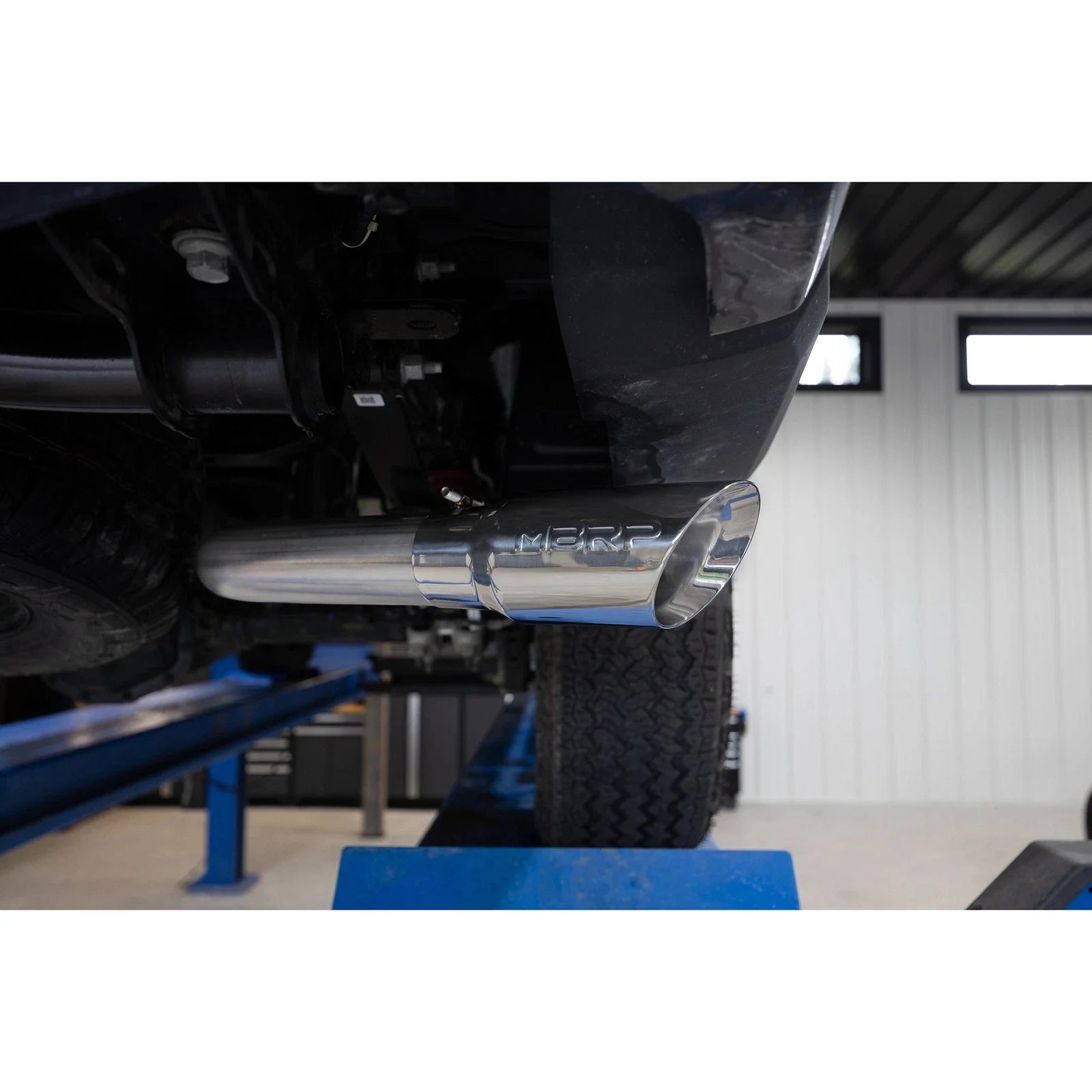 MBRP 2024 Ford Ranger T304 SS Single Side Outlet 3in Cat Back Exhaust