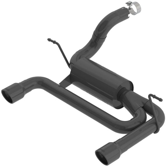 Borla 2018 Jeep Wrangler JL/JLU 3.6L 2DR/4DR S-Type SS Axle Back Black Coated Exhaust w/3.5in Tips