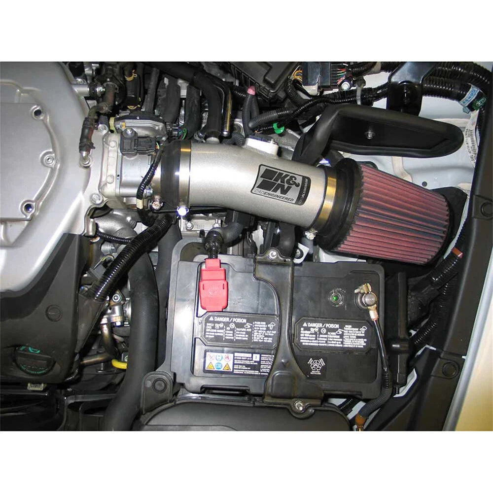 K&N 08 Honda Accord 3.5L-V6 Silver Typhoon Short Ram Intake