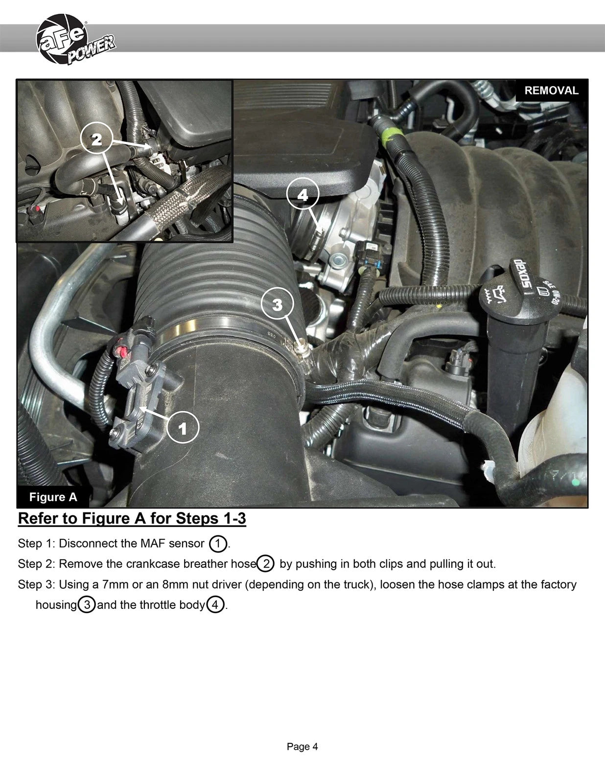 aFe 19-21 GM Trucks 5.3L/6.2L Track Series Carbon Fiber Cold Air Intake System W/ Pro Dry S Filters